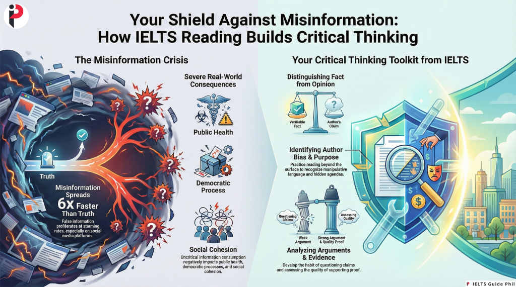 How IELTS Reading Builds Critical Thinking Skills in an Age of&nbsp;Misinformation