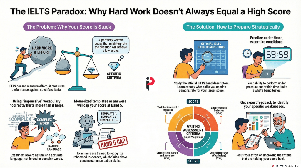 How IELTS Is Really Scored (And Why Effort ≠ Band&nbsp;Score)